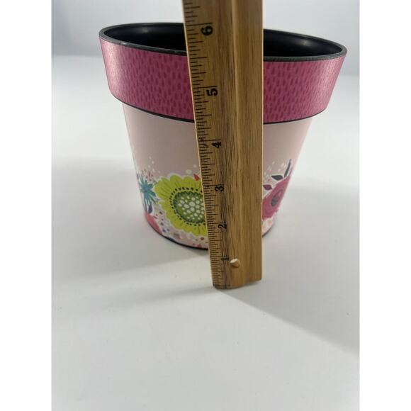 Art Pot Planter Studio M Floral Pink Multicolor Small Succulent Colorful Plant - Picture 4 of 9